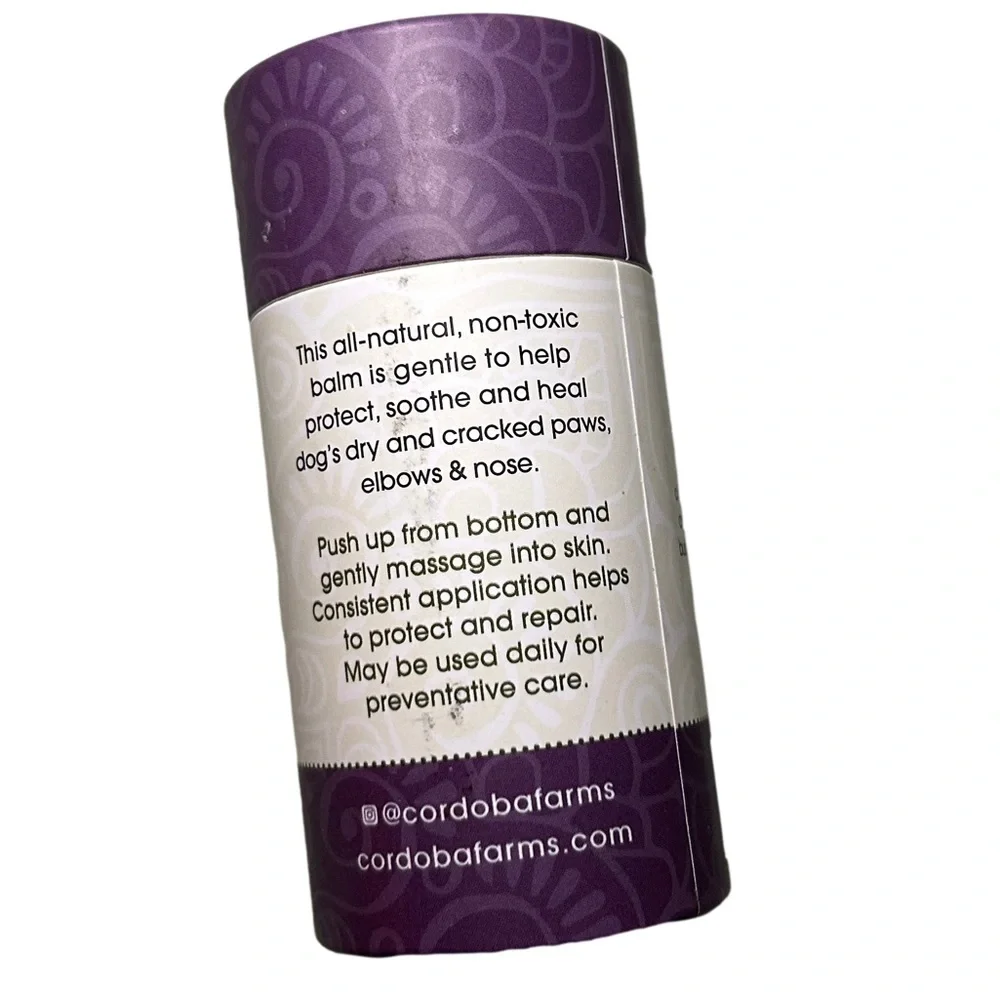 Cordoba Farms Balm Diggity Dog Healthy Paws 3 oz Natural Paw & Nose Balm